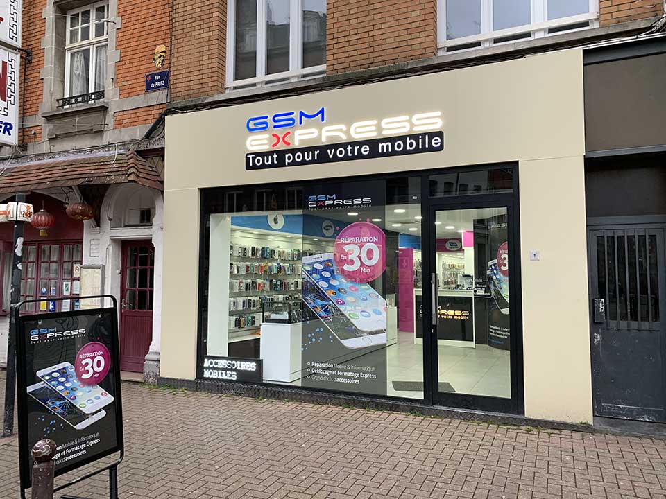 Magasin réparation téléphone Lille GSM Express